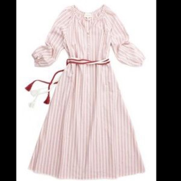 NWT The GREAT Derby Dress In Sunset Stripe - Picture 6 of 8